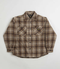Stan Ray Quilted Plaid Overshirt in Brown