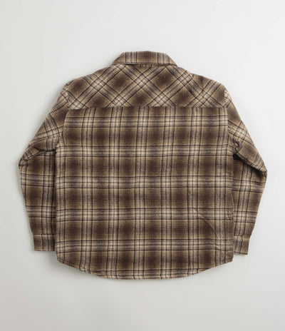 Stan Ray Quilted Plaid Overshirt in Brown