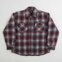 Stan Ray Quilted Plaid Overshirt in Red thumbnail