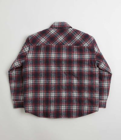 Stan Ray Quilted Plaid Overshirt in Red
