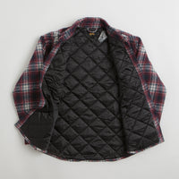 Stan Ray Quilted Plaid Overshirt in Red thumbnail