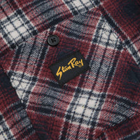 Stan Ray Quilted Plaid Overshirt in Red thumbnail
