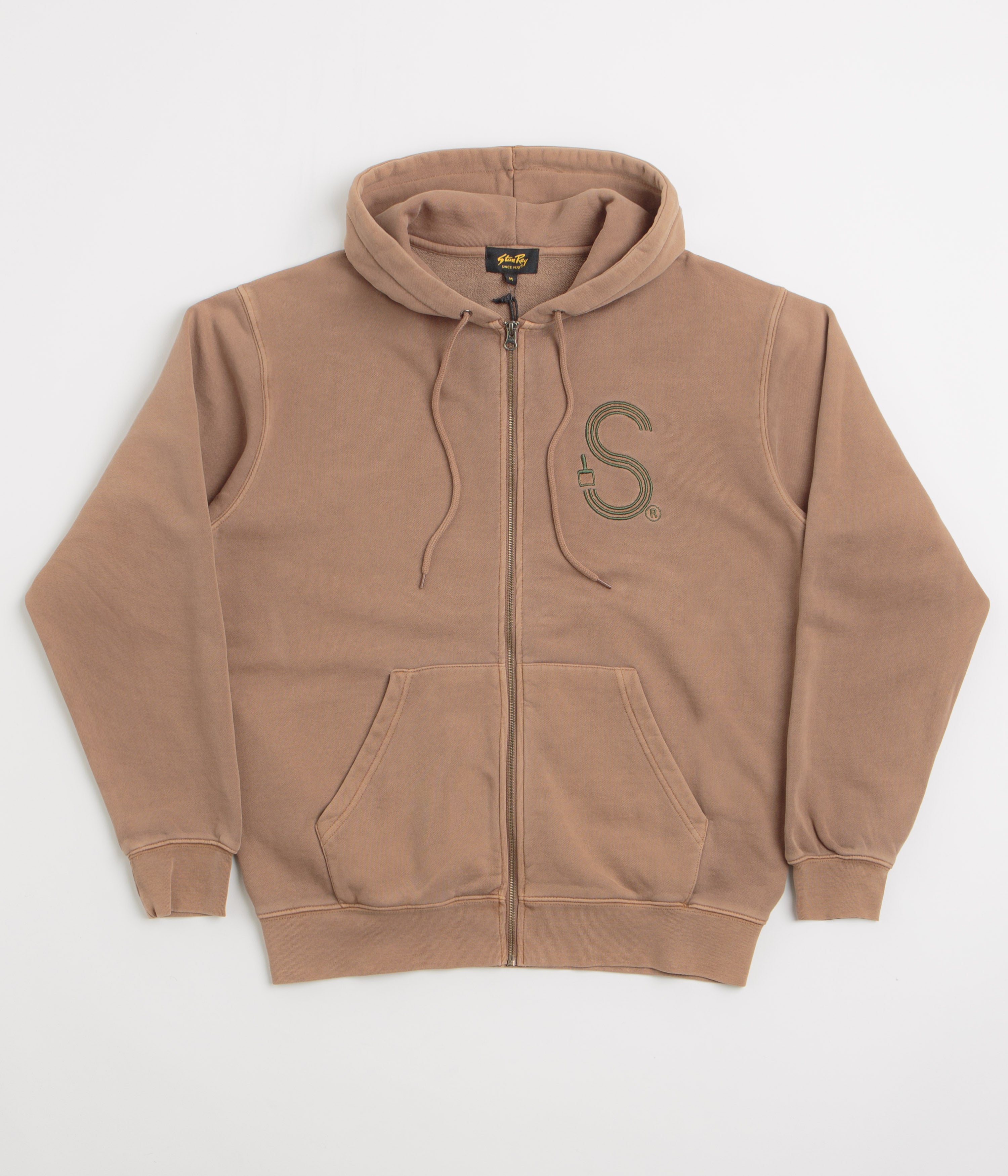 Fucking Awesome Stamp Logo Zip Hoodie - Black | Flatspot