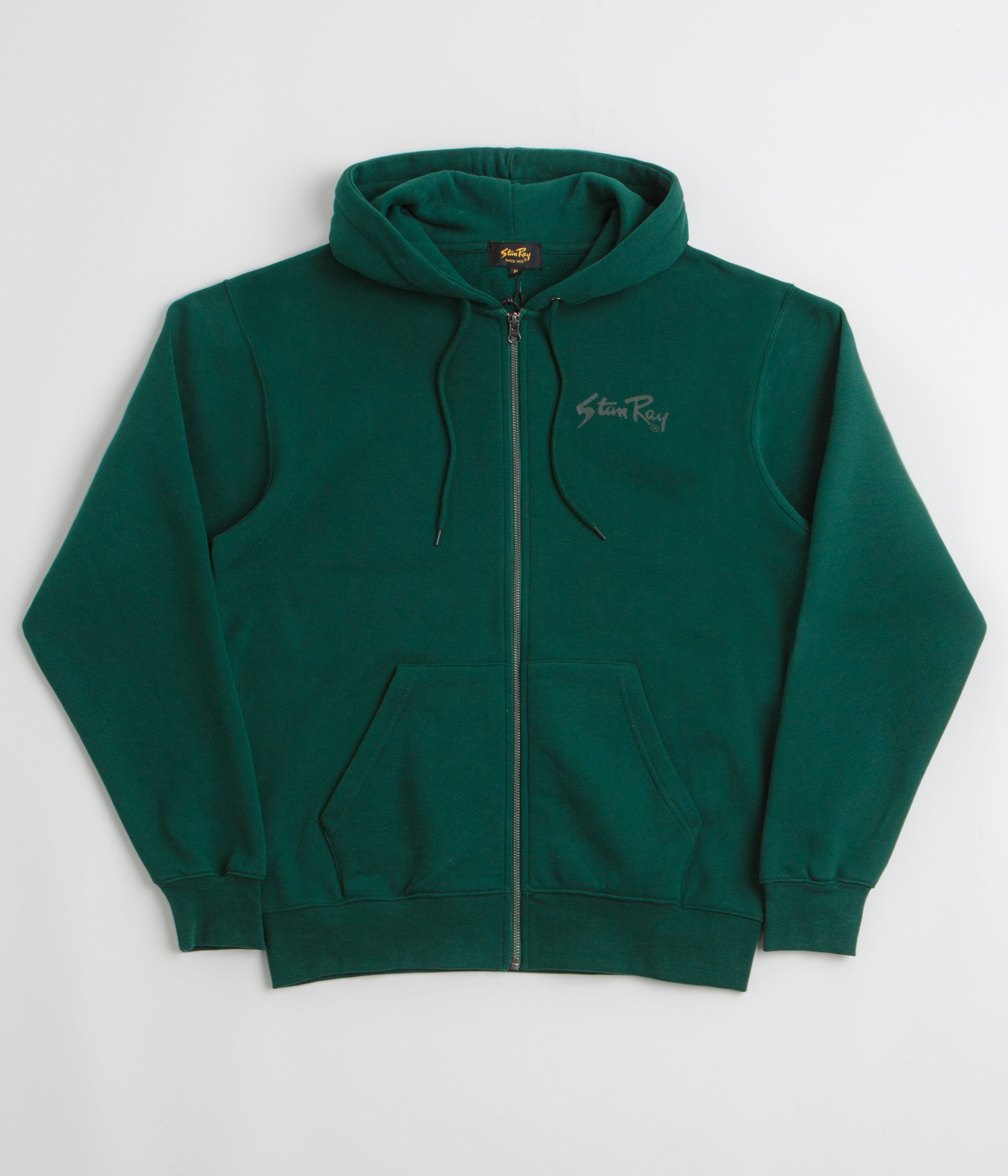 Stan Ray Stan OG Full Zip Hoodie in Botanical Green
