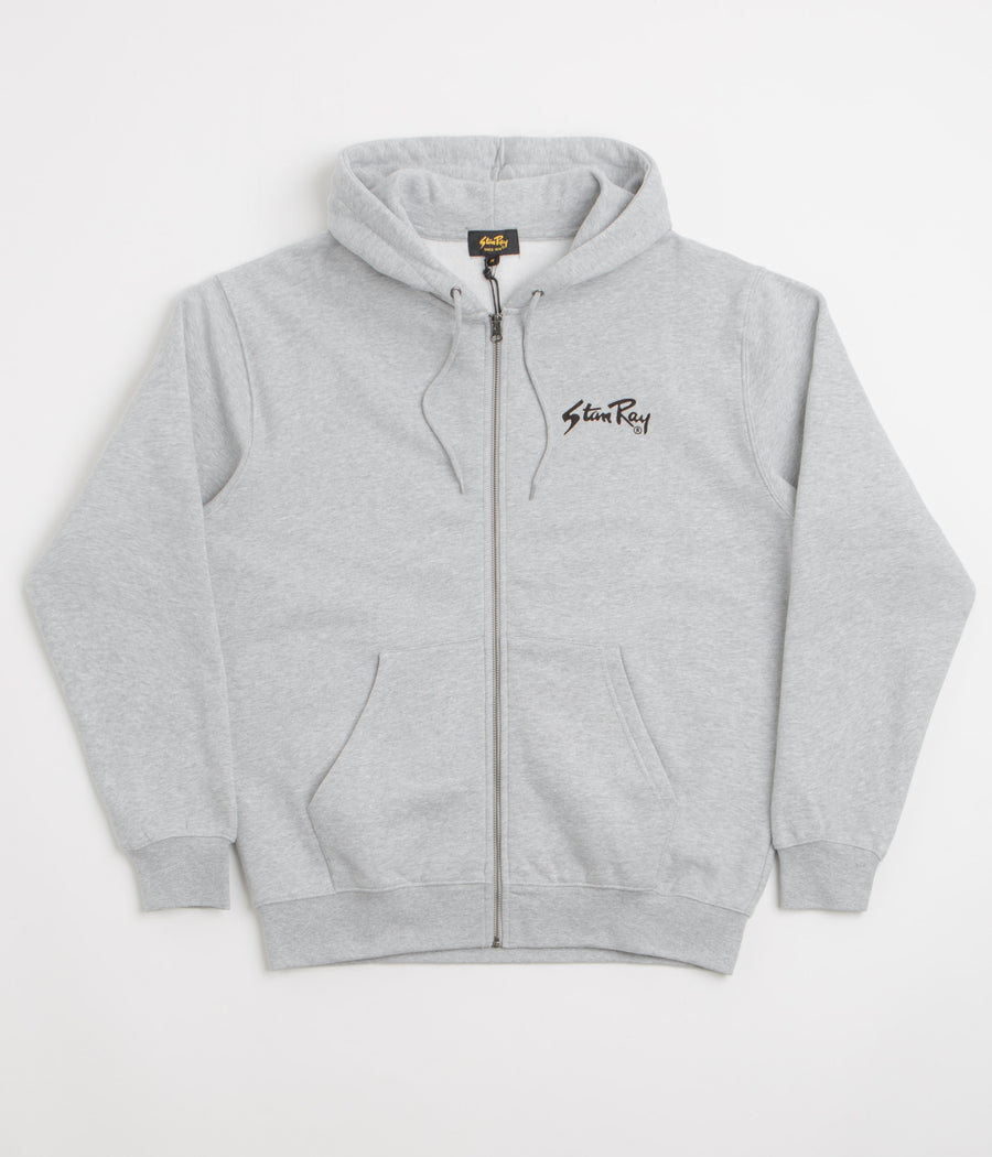Stan Ray Stan OG Full Zip Hoodie in Grey Heather