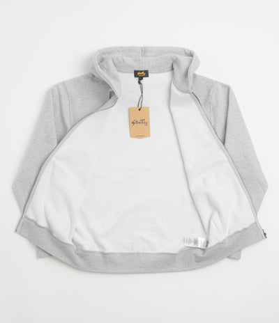 Stan Ray Stan OG Full Zip Hoodie in Grey Heather