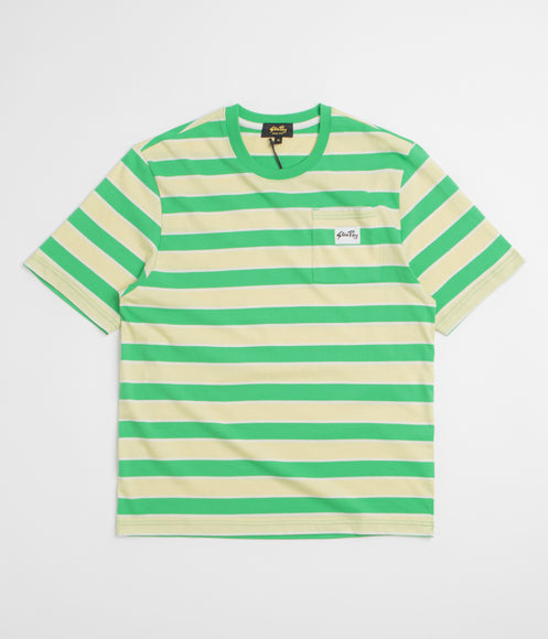 Stan Ray Stripe T-Shirt - Island Green / Sunlight