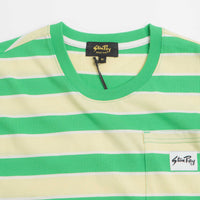Stan Ray Stripe T-Shirt in Island Green and Sunlight thumbnail