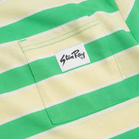 Stan Ray Stripe T-Shirt in Island Green and Sunlight thumbnail