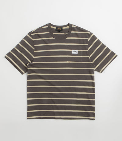 Stan Ray Stripe T-Shirt - Raven / Eucalyptus