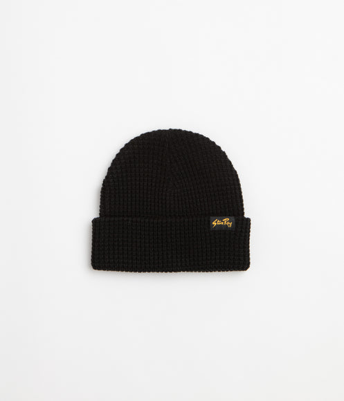 Stan Ray Waffle Beanie - Black