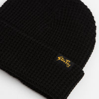 Stan Ray Waffle Beanie - Black thumbnail