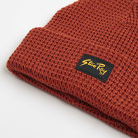 Stan Ray Waffle Knit Beanie - Cranberry thumbnail