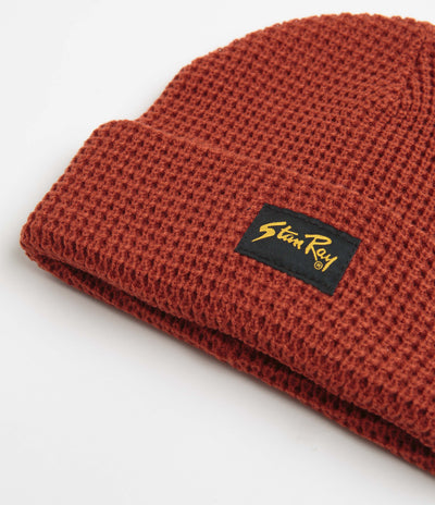 Stan Ray Waffle Knit Beanie - Cranberry