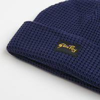 Stan Ray Waffle Knit Beanie - Navy thumbnail
