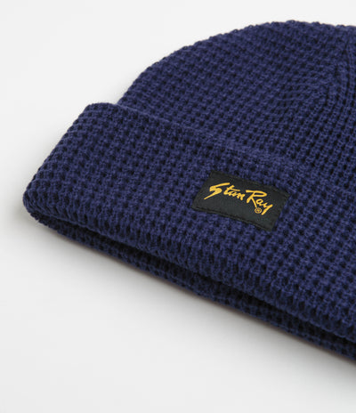 Stan Ray Waffle Knit Beanie - Navy