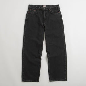 Stonewashed Black Denim