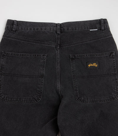 Stan Ray Wide 5 Pants - Washed Black Denim