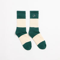 Stan Ray Wide Stripe Socks - Natural / Pineneedle thumbnail