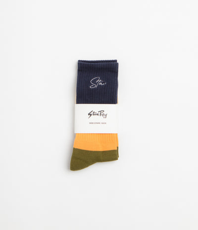 Stan Ray Wide Stripe Socks - Stripe Multi