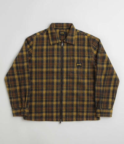 Stan Ray Zip Shirt in Acorn Plaid