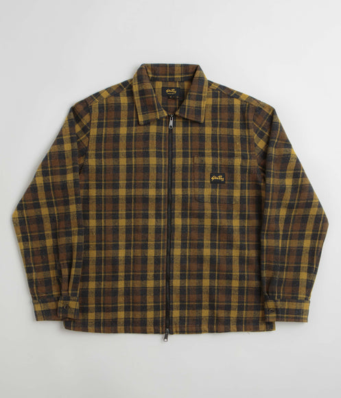 Stan Ray Zip Shirt - Acorn Plaid