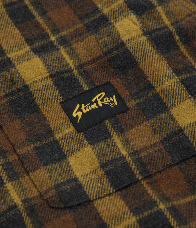 Stan Ray Zip Shirt in Acorn Plaid