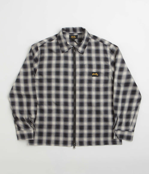 Stan Ray Zip Shirt - Black Check