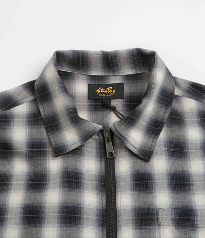 Stan Ray Zip Shirt - Black Check