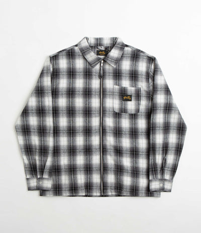Stan Ray Zip Shirt - Black Plaid