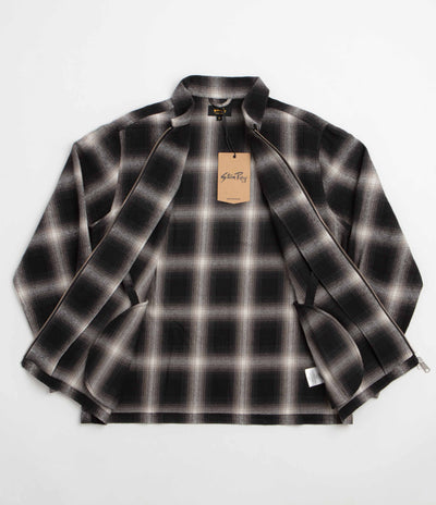 Stan Ray Zip Shirt - Black / White Check