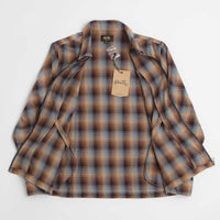 Stan Ray Zip Shirt - Brown / Blue Plaid thumbnail