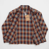 Stan Ray Zip Shirt - Brown / Blue Plaid thumbnail