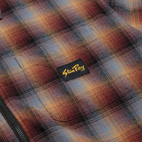 Stan Ray Zip Shirt - Brown / Blue Plaid thumbnail