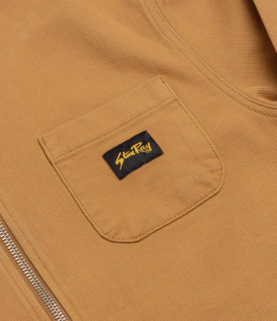 Stan Ray Zip Shirt - Brown Sugar