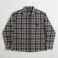 Stan Ray Zip Shirt in Charcoal Plaid thumbnail