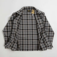 Stan Ray Zip Shirt in Charcoal Plaid thumbnail