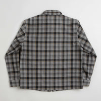 Stan Ray Zip Shirt in Charcoal Plaid thumbnail