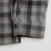 Stan Ray Zip Shirt in Charcoal Plaid thumbnail