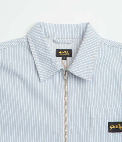 Stan Ray Zip Shirt - Cosmic Purple Hickory