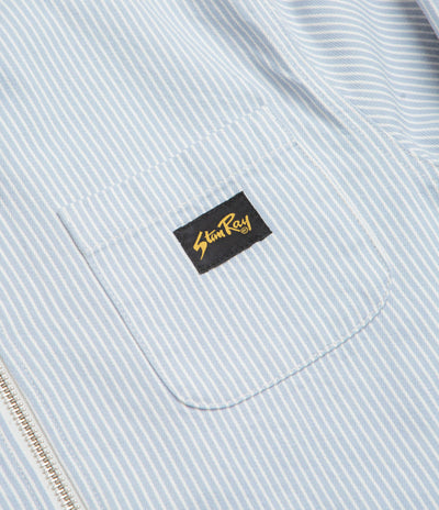 Stan Ray Zip Shirt - Cosmic Purple Hickory