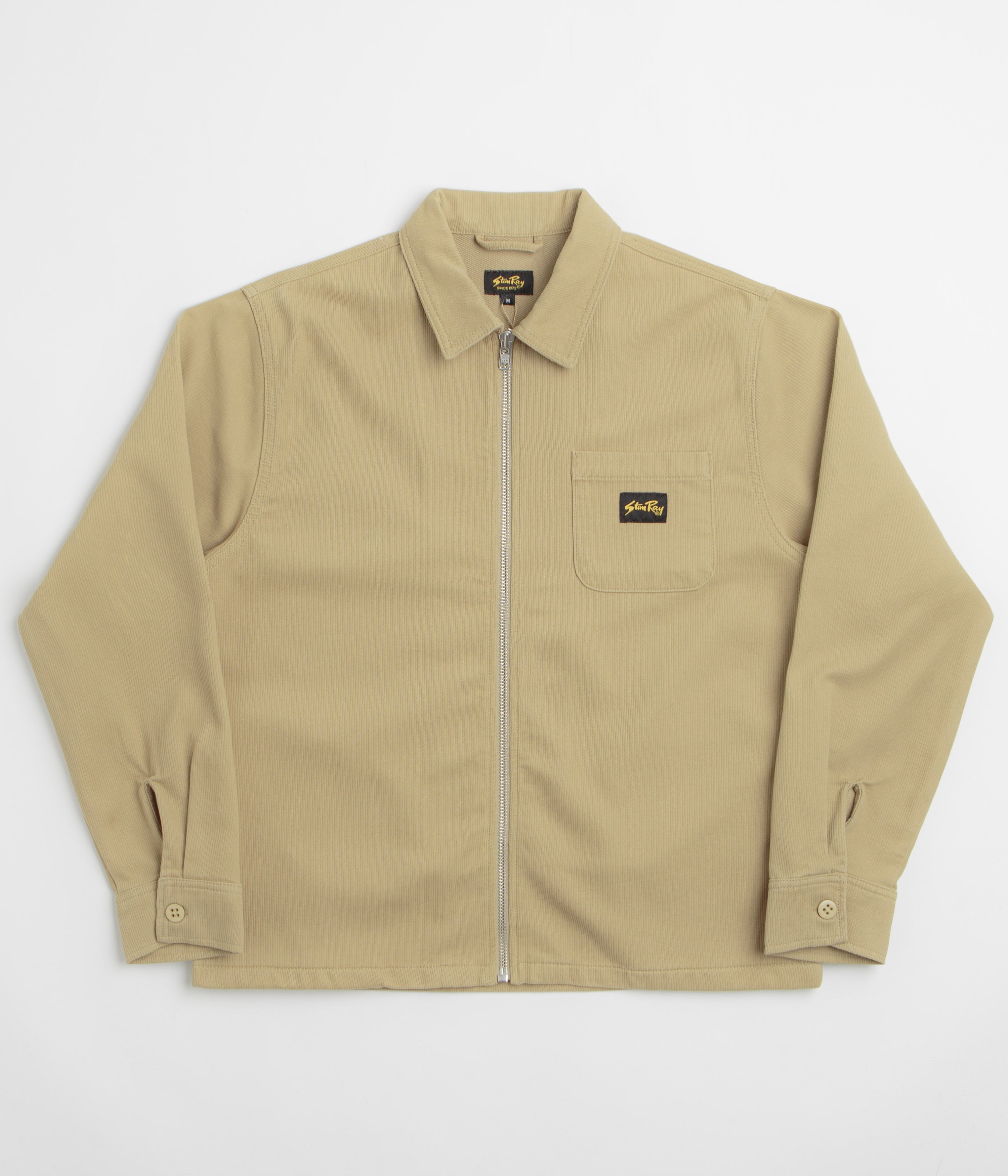 Stan Ray Zip Shirt - Eucalyptus Bedford Cord