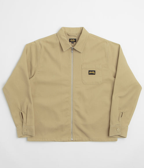 Stan Ray Zip Shirt - Eucalyptus Bedford Cord