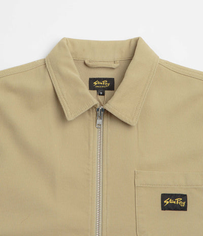 Stan Ray Zip Shirt - Eucalyptus Bedford Cord