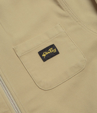 Stan Ray Zip Shirt - Eucalyptus Bedford Cord