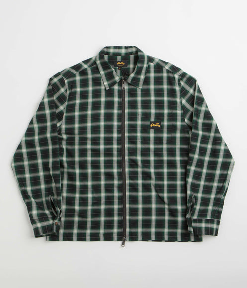 Stan Ray Zip Shirt - Green Check