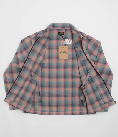 Stan Ray Zip Shirt - Pink / Teal Plaid