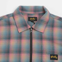 Stan Ray Zip Shirt - Pink / Teal Plaid thumbnail