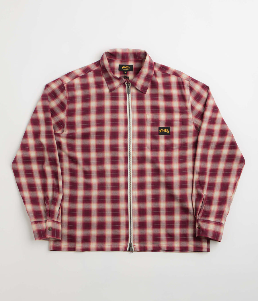 Stan Ray Zip Shirt - Red Check