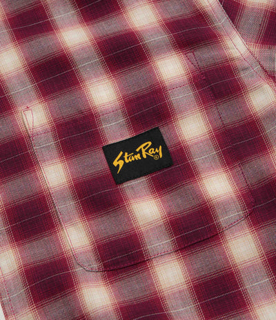 Stan Ray Zip Shirt in Red Check